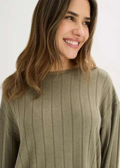 Hausanzug aus weicher Rippe