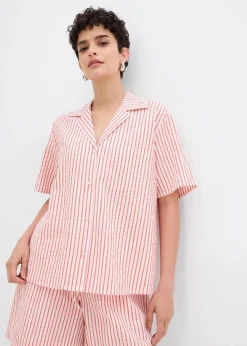 Hemdbluse aus reiner Baumwolle