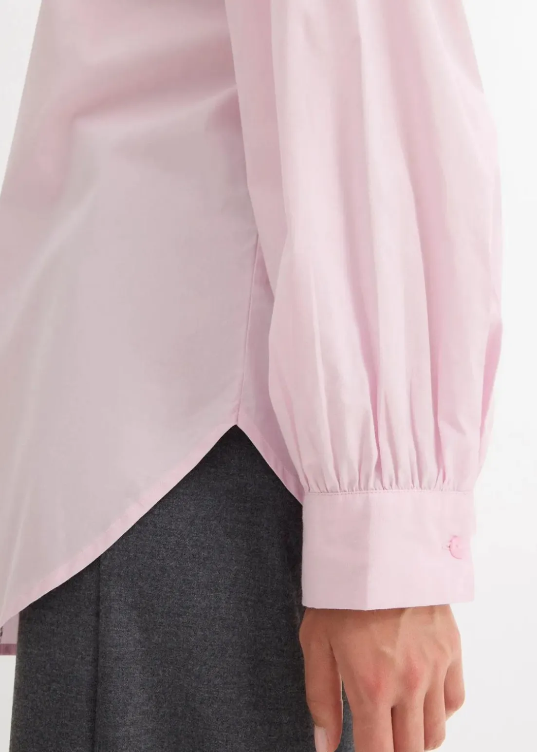 Hemdbluse mit Strass-Applikation