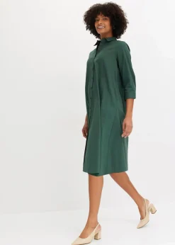 Hemdblusenkleid mit Baumwolle