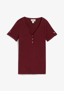 Henleyshirt aus reiner Bio-Baumwolle