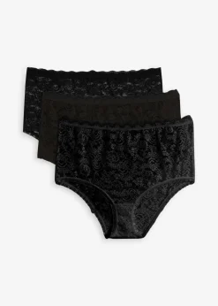 Highwaist Slip aus Spitze (3er Pack)