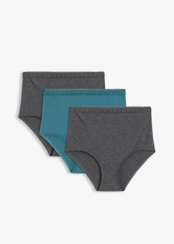 Highwaist Slip mit Baumwolle (3er Pack)