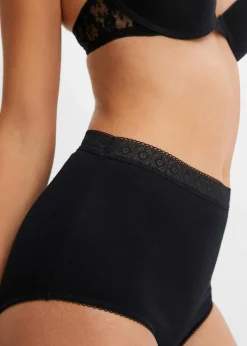 Highwaist Slip mit Baumwolle (3er Pack)