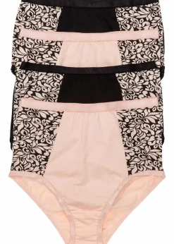 Highwaist Slip mit Bio-Baumwolle (4er Pack)