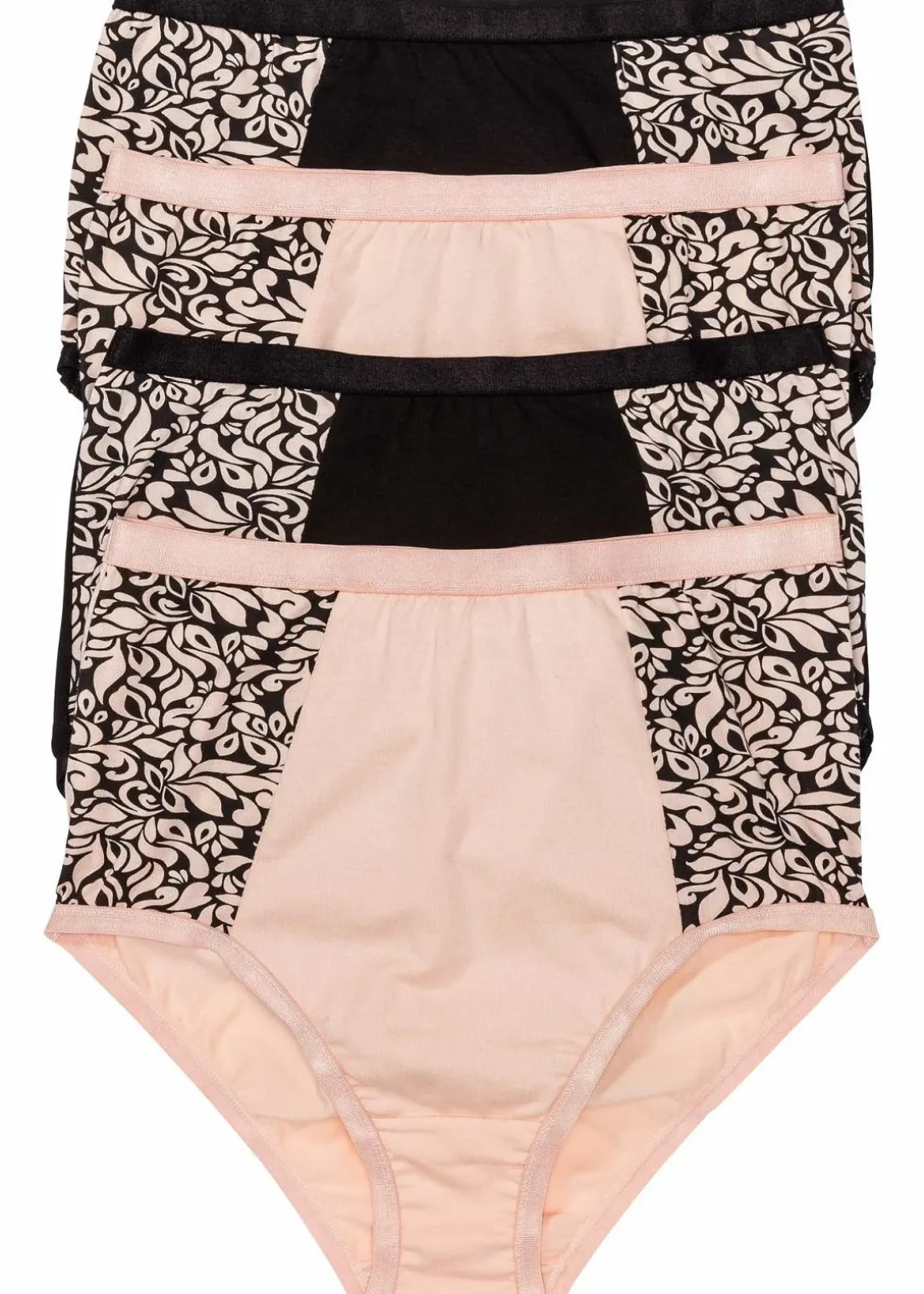 Highwaist Slip mit Bio-Baumwolle (4er Pack)