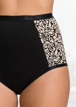 Highwaist Slip mit Bio-Baumwolle (4er Pack)