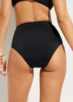 Highwaist-Bikinihose im Doppelpack (2er Pack)