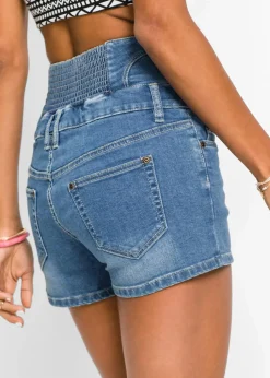 Highwaist-Jeans-Shorts
