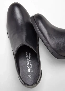 Hochfrontpumps aus Leder