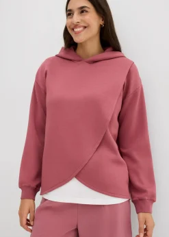 Hoodie mit Kapuze aus softem Viskose-Mix