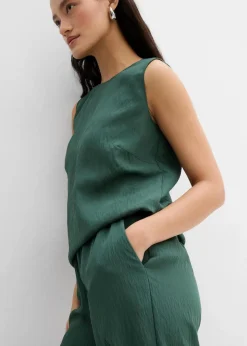 Hose aus aus strukturiertem Crinkle-Viskose-Mix