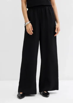 Hose aus aus strukturiertem Crinkle-Viskose-Mix