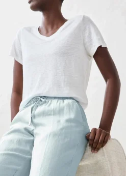 Hose aus reinem Leinen