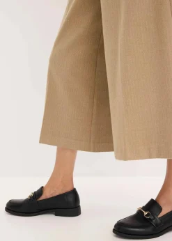 Hose mit Fischgrat in Wolloptik