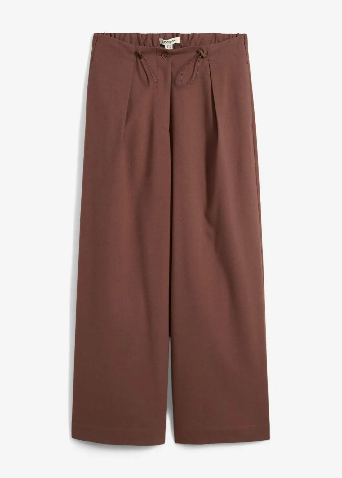 Hose mit funktionalen Details aus Viskose-Mix