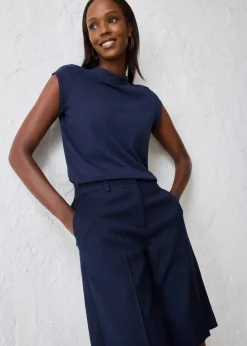 Hosenrock mit Wollanteil