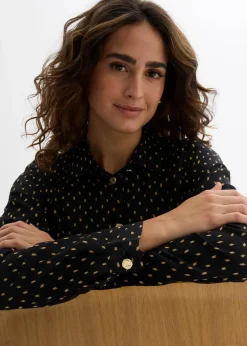 2-in-1 Bluse für die Schwangerschaft und danach aus Chiffon