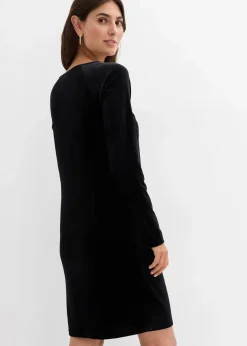 2-in-1 festliches Umstands- und Stillkleid aus weichem Samt