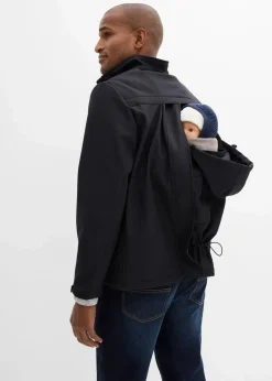 3-in-1 Herren-Tragejacke mit Vorder- und Rückentragefunktion