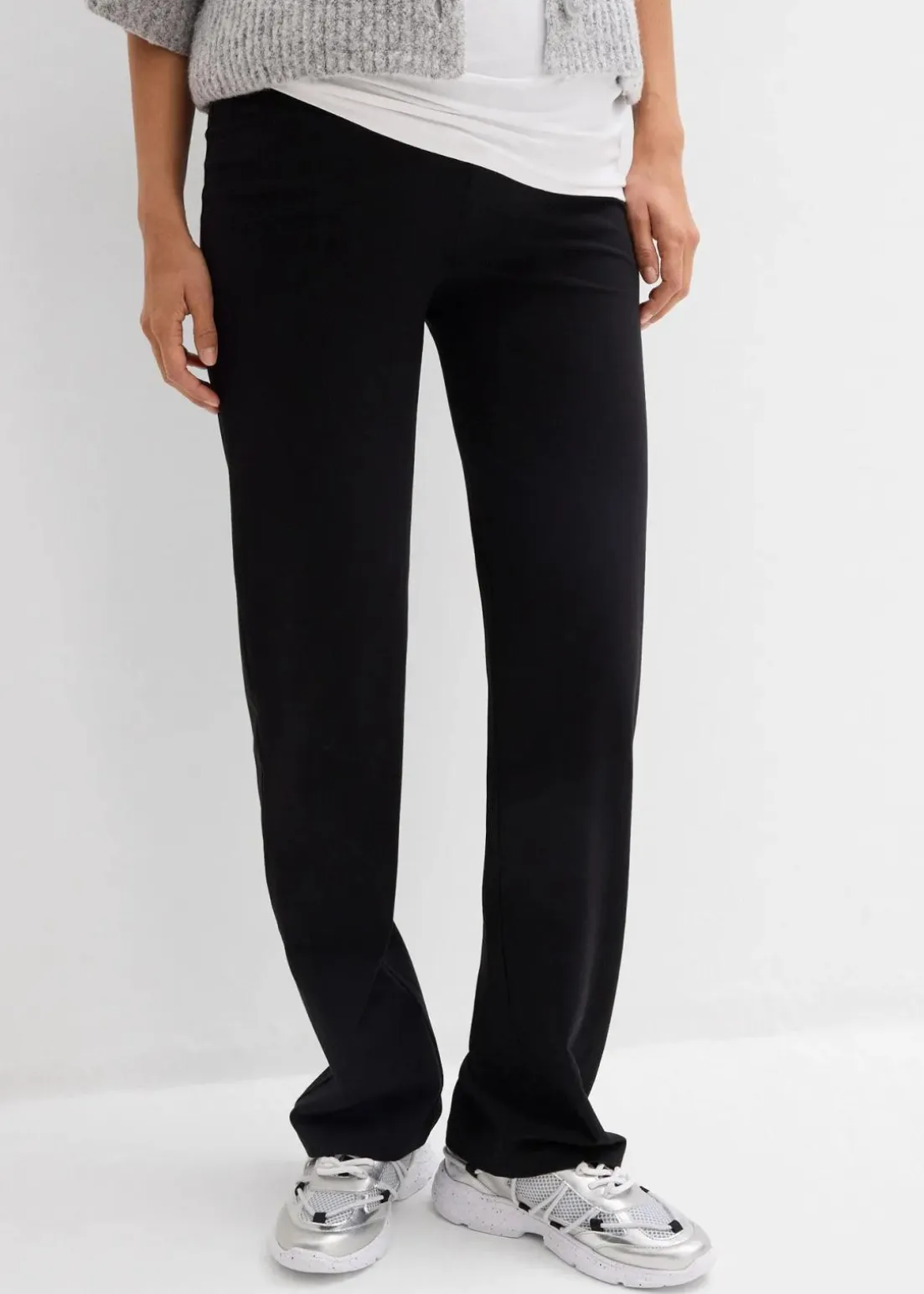 2-in-1 Jerseyhose für die Schwangerschaft und danach mit umklappbarem Bund