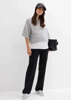 2-in-1 Jerseyhose für die Schwangerschaft und danach mit umklappbarem Bund