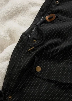 3-in-1 kuschelig gefütterte Umstands- und Tragejacke