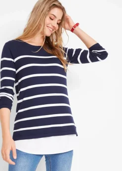 2-in-1 leichter Umstands- und Stillpullover