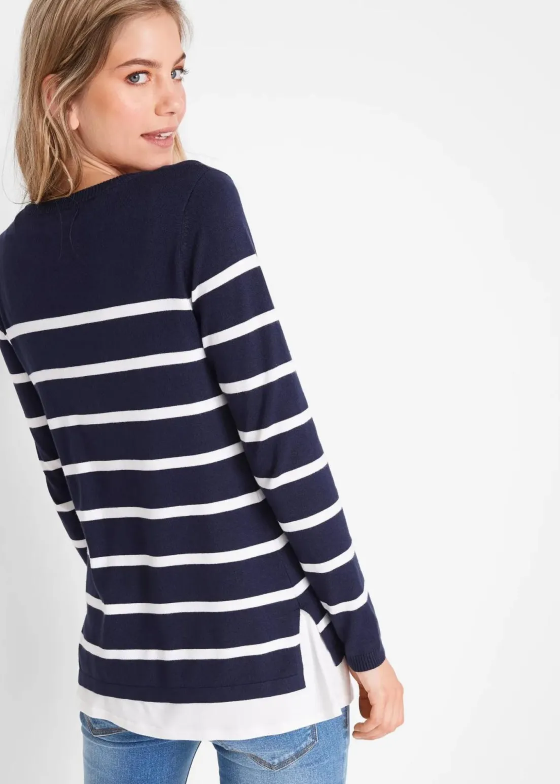 2-in-1 leichter Umstands- und Stillpullover