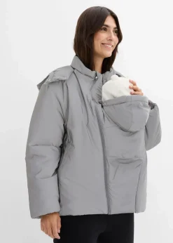 3-in-1 Reflektierende Umstandsjacke mit Trage- und Schwangerschaftseinsatz