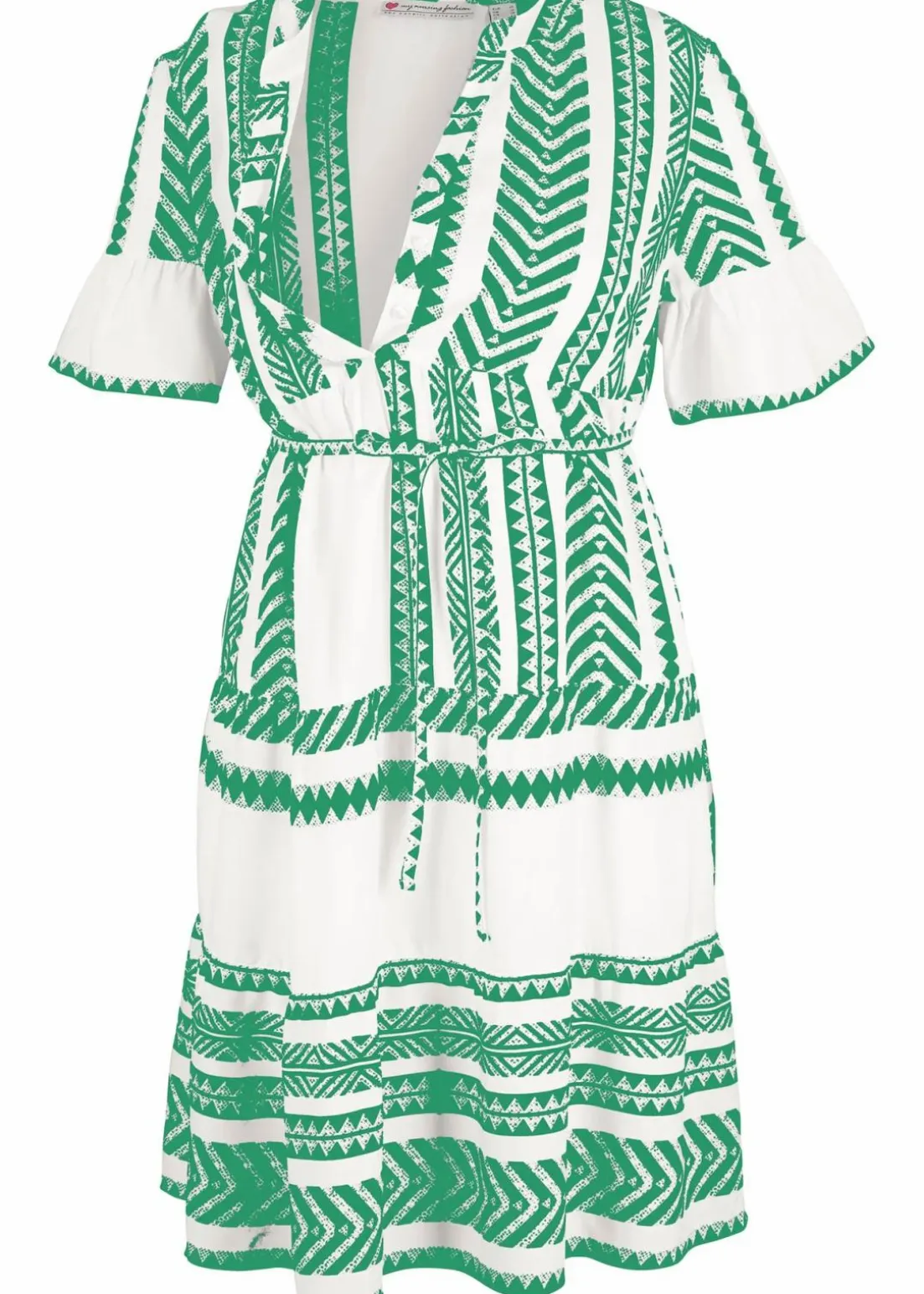 2-in-1 Umstands- und Stillblusenkleid aus fließender Viskose