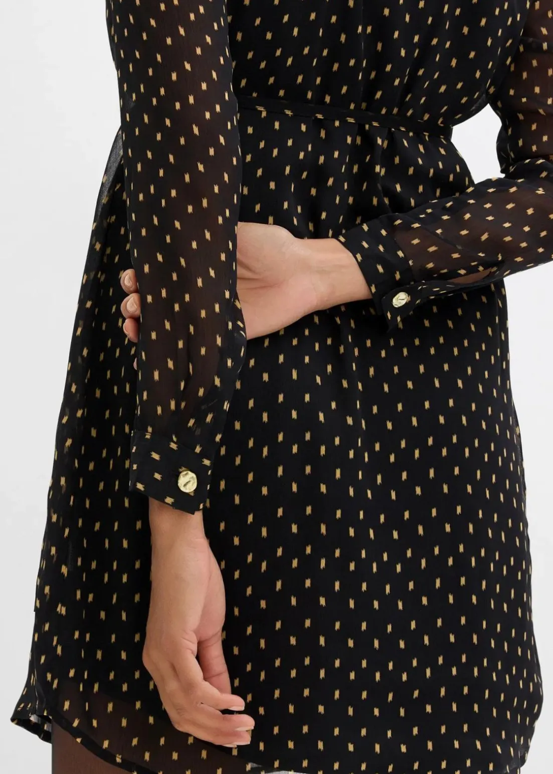 2-in-1 Umstands- und Stillkleid aus Chiffon