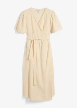 2-in-1 Umstands- und Stillkleid aus Baumwoll-Musselin