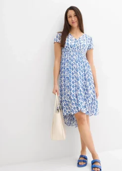 2-in-1 Umstands- und Stillkleid aus fließender Viskose