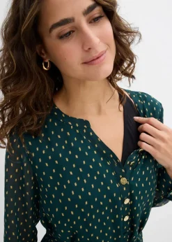 2-in-1 Umstands- und Stillkleid aus Chiffon