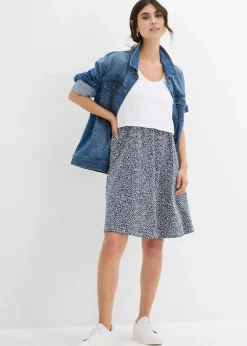 2-in-1 Umstands- und Stillkleid aus Bio-Baumwolljersey