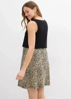 2-in-1 Umstands- und Stillkleid aus Baumwolljersey