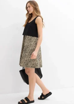 2-in-1 Umstands- und Stillkleid aus Baumwolljersey