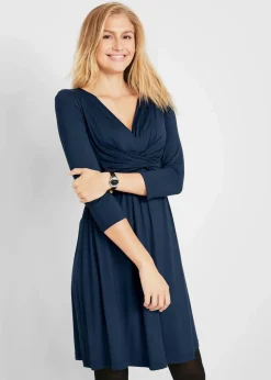 2-in-1 Umstands- und Stillkleid aus Viskose-Stretch