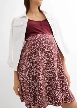 2-in-1 Umstands- und Stillkleid aus Bio-Baumwolle