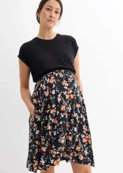 2-in-1 Umstands- und Stillkleid mit Taschen