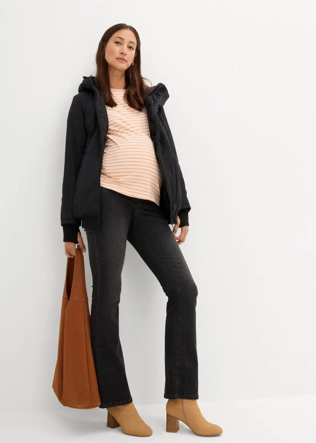 3-in-1 Umstands- und Tragejacke mit zwei Einsätzen