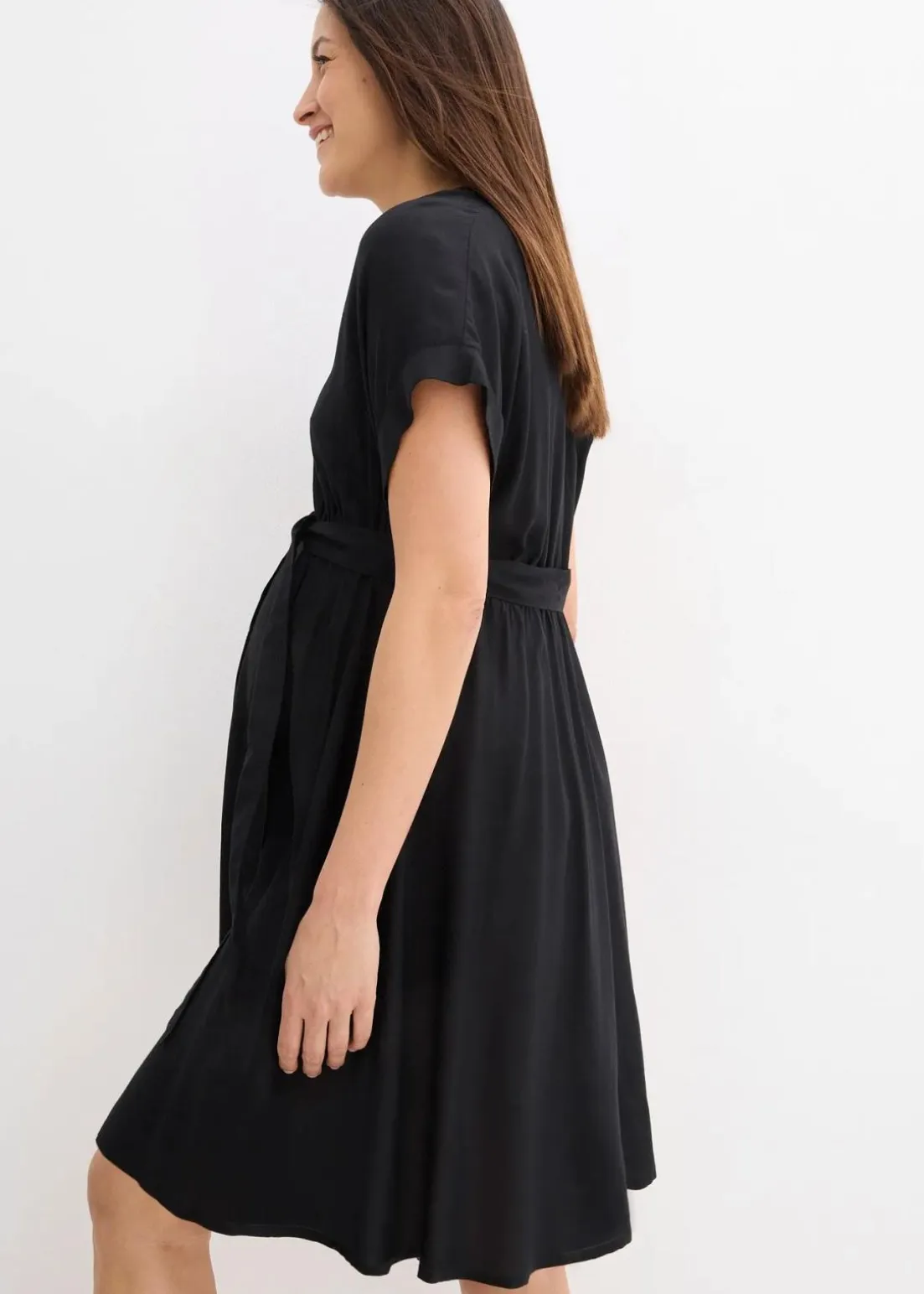 2-in-1 Umstands-Blusenkleid für die Schwangerschaft und danach