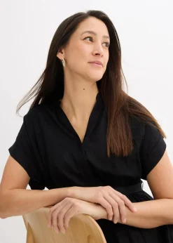 2-in-1 Umstands-Blusenkleid für die Schwangerschaft und danach