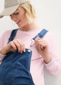 2-in-1 Umstands-Latzshorts und Bermuda-Latzshorts