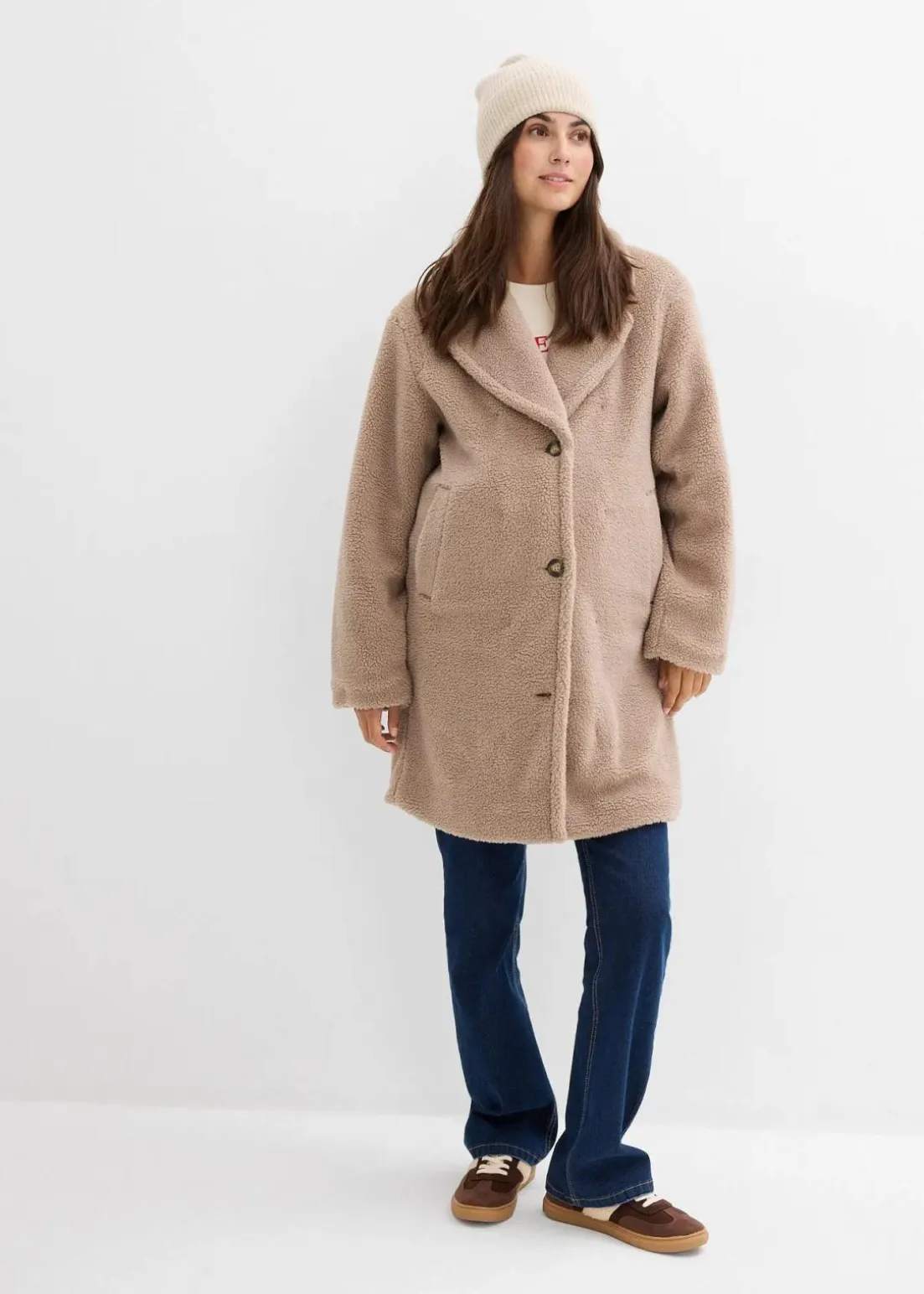 2-in-1 Umstandsmantel mit Trageeinsatz