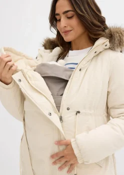 3-in-1 Umstandsparka mit Trageeinsatz