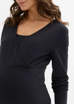 2-in-1 Umstandsshirts und Stillshirts aus Bio-Baumwolle (2er Pack​)