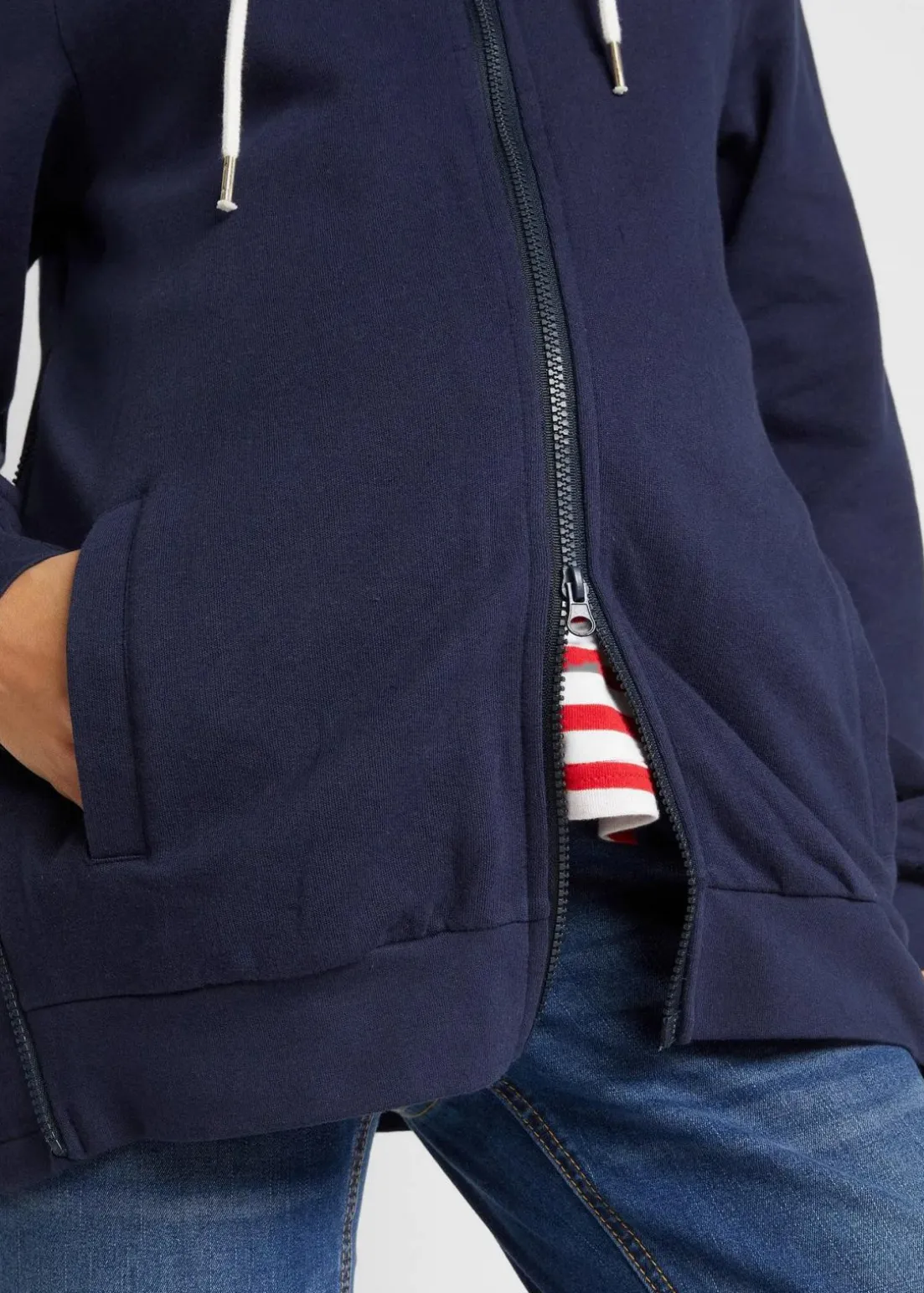 3-in-1 Umstands-Sweatjacke und Tragejacke