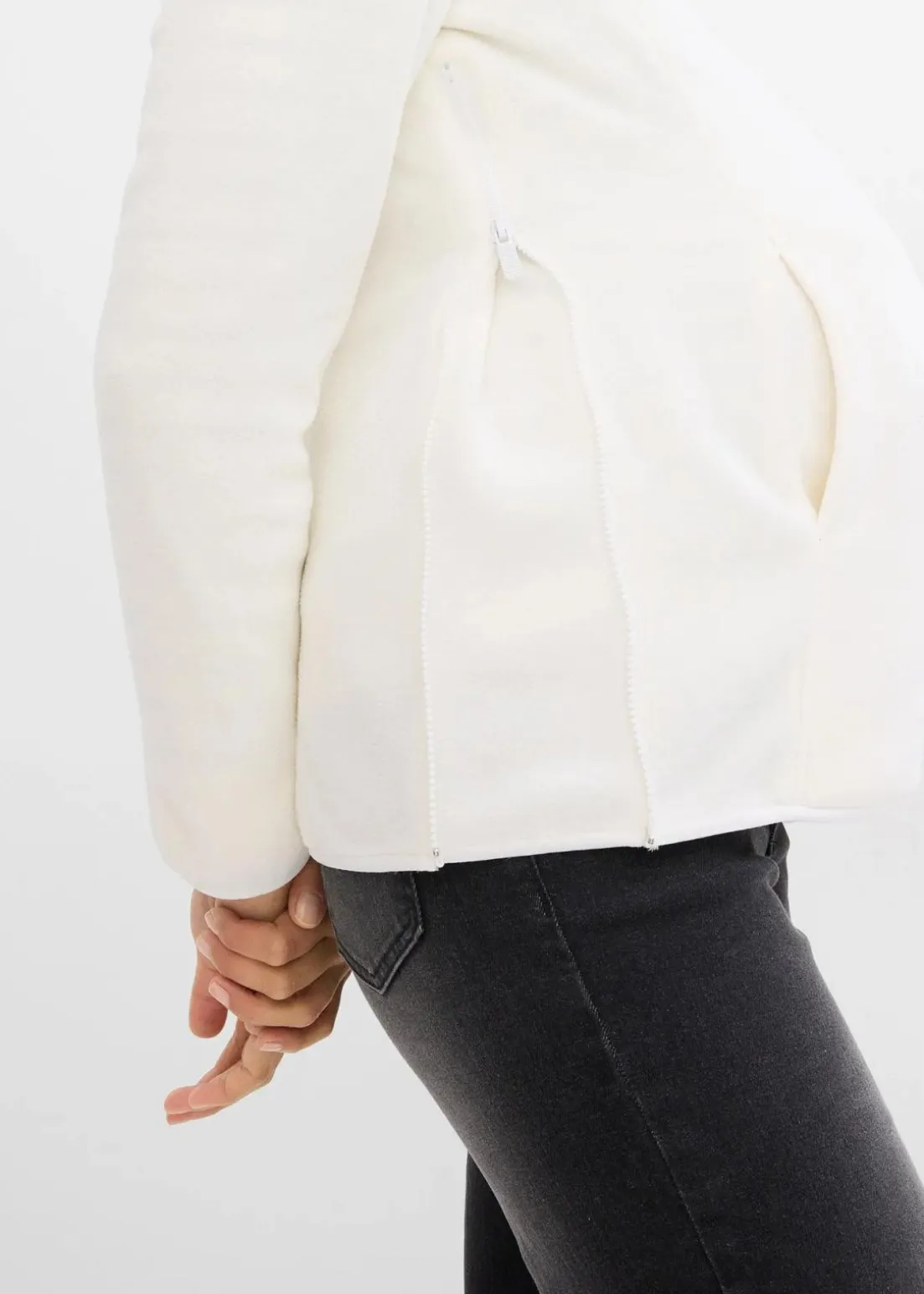 6-in-1 Umstands-Tragejacke mit herausnehmbarer Fleecejacke